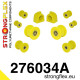 Baja (02-06) STRONGFLEX - 276034A: SADA - silentblokov prednej nápravy SPORT | race-shop.sk