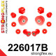 Golf III (91-03) STRONGFLEX - 226017B: SADA - silentblokov prednej nápravy | race-shop.sk