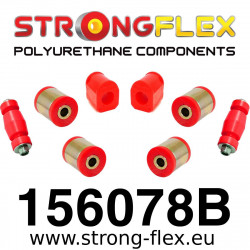 STRONGFLEX - 156078B: Front kit suspension polyurethane bushes