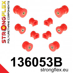 STRONGFLEX - 136053B: Súprava silentblokov predného a zadného zavesenia full