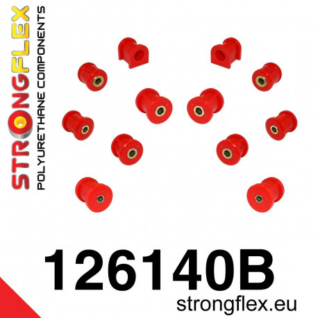 IV - V - VI (96-01) STRONGFLEX - 126140B: Sada silentblokov zadnej nápravy | race-shop.sk