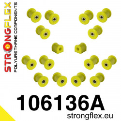 STRONGFLEX - 106136A: Rear suspension polyurethane bush kit SPORT