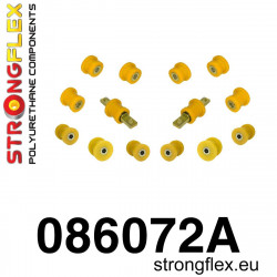 STRONGFLEX - 086072A: Sada silentblokov zadnej nápravy bez puzdier pre uchytenie zadných vlečných ramien (081105B) SPORT
