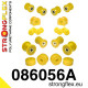 CRX (88-91) STRONGFLEX - 086056A: SADA - silentblokov prednej nápravy SPORT | race-shop.sk