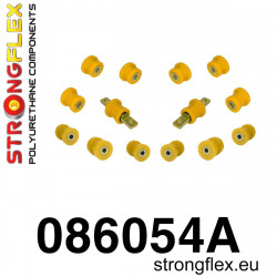 STRONGFLEX - 086054A: Sada silentblokov zadnej nápravy - bez púzdra pre uchytenie zadného vlečného ramena SPORT