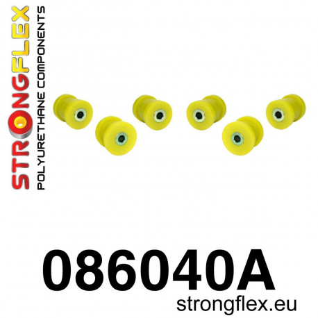 Polyuretánové silentbloky STRONGFLEX - 086040A: Zadné spodné rameno súprava SPORT | race-shop.sk