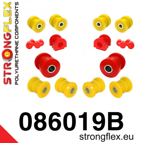 45 (99-05) STRONGFLEX - 086019B: SADA - silentblokov prednej nápravy | race-shop.sk