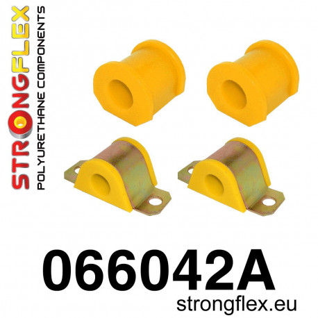 Seicento (98-08) STRONGFLEX - 066042A: Front anti roll bar bush kit polyurethane SPORT | race-shop.sk