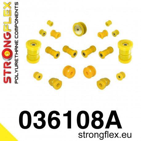 E36 Compact STRONGFLEX - 036108A: Kompletná sada silentblokov SPORT | race-shop.sk