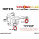 E36 (90-99) STRONGFLEX - 036107B: Rear beam mounting bush kit | race-shop.sk