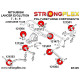 IV - V - VI (96-01) STRONGFLEX - 121500B: Silentblok predného spodného ramena zadného zavesenia | race-shop.sk