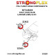 Lancer V (92-95) STRONGFLEX - 121433B: Engine mount inserts | race-shop.sk