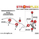 P10 (90-98) STRONGFLEX - 281230A: PREDNÝ stabilizátor - silentblok do tyčky SPORT | race-shop.sk