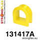 E (84-95) STRONGFLEX - 131417A: Riadenie - silentblok uchytenia - ľavá strana SPORT | race-shop.sk