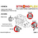DC5 (01-06) STRONGFLEX - 081251B: Engine front mount inserts | race-shop.sk