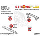 CRX (88-91) STRONGFLEX - 081161A: Engine mount inserts back side SPORT | race-shop.sk
