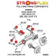 CRX del Sol (92-97) STRONGFLEX - 081102A: Rear lower shock mounting bush SPORT | race-shop.sk