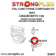 Cinquecento (91-98) STRONGFLEX - 061221B: Gearbox mount inserts | race-shop.sk