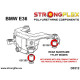E36 (90-99) STRONGFLEX - 031351A: Zadný nosník - zadné montážne puzdro SPORT | race-shop.sk