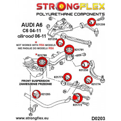 STRONGFLEX - 021258B: Front lower wishbone rear bush