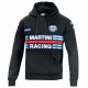 Mikiny a bundy Sparco MARTINI RACING pánska mikina s kapucňou čierna | race-shop.sk
