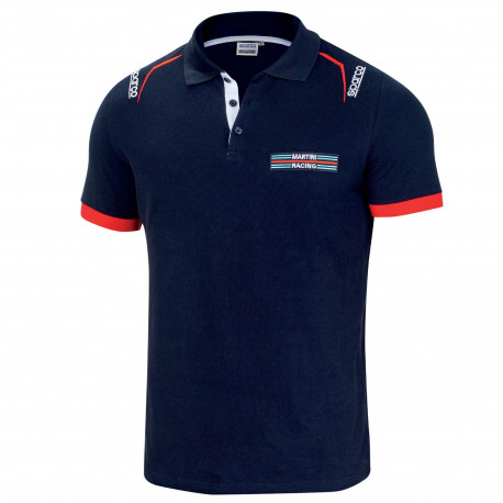 Tričká Pánska polokošeľa SPARCO MARTINI RACING, modrá | race-shop.sk