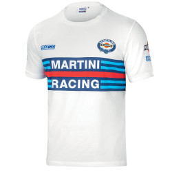 Sparco MARTINI RACING pánské tričko - biela