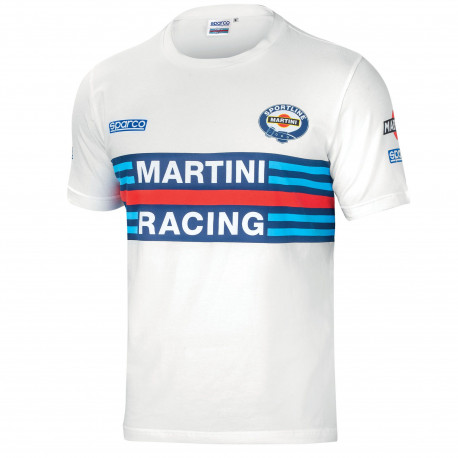 Tričká Sparco MARTINI RACING pánské tričko - biela | race-shop.sk