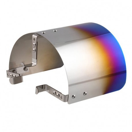 Tepelné štíty a prívod vzduchu Tepelný štít vzduchového filtra RACES 220x140mm Burnt | race-shop.sk