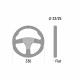 Volanty 3 ramenný volant Sparco R330 330mm koža | race-shop.sk