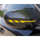 Dekoratívne prúžky na kolesá Foliatec ozdobné pruhy na bočné zrkadlá, žltá | race-shop.sk