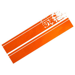 Foliatec dekoračný polep auta, STRIPES, 22x150cm, oranžová