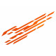 Spreje a fólie Foliatec dekoračný polep auta, STREET, 150x35cm, oranžová | race-shop.sk
