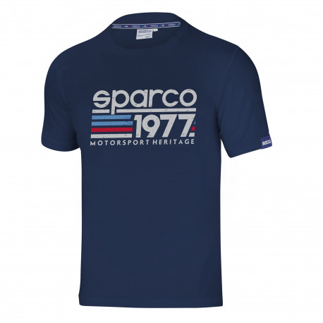 Tričká Tričko Sparco 1977 modré | race-shop.sk