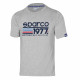Tričká Tričko SPARCO 1977, sivá | race-shop.sk