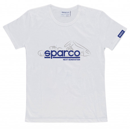 Tričká Detské tričko SPARCO Next Generation 2022, biela | race-shop.sk