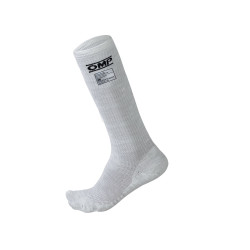 OMP One ponožky s FIA homologizáciou, vysoké biele