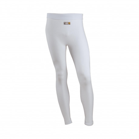Spodné prádlo OMP TECNICA MY2022 dlhé spodky s FIA biele | race-shop.sk