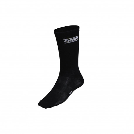 Spodné prádlo OMP Tecnica MY2022 ponožky s FIA homologizáciou, vysoké čierne | race-shop.sk