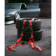 Bezpečnostné pásy a príslušenstvo ECE 3 bodové bezpečnostné pásy 2" (50mm) RACES, červené | race-shop.sk