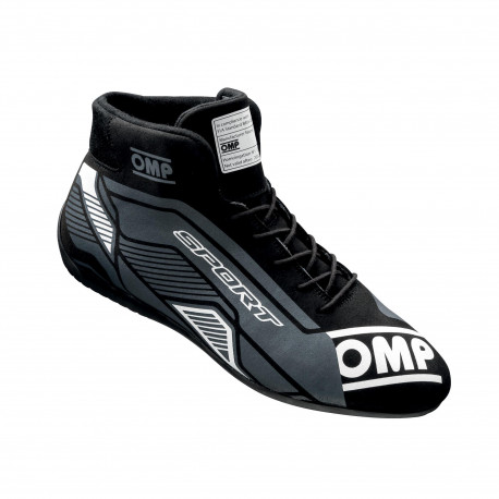 Akcie FIA pretekárske topánky OMP SPORT, čierna/sivá | race-shop.sk