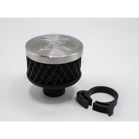Univerzálne filtre Pipercross filter s hliníkovým krkom (strieborná) | race-shop.sk