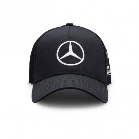 Čiapky a šiltovky MERCEDES AMG Trucker Cap Lewis Hamilton - black | race-shop.sk