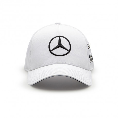 Čiapky a šiltovky MERCEDES AMG Trucker Cap Lewis Hamilton - white | race-shop.sk