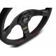 Volanty 3 ramenný športový volant Black MOMO TUNER 320mm, koža, čierny | race-shop.sk