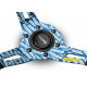 Volanty 3 ramenný športový volant MOMO ULTRA, 350mm, alcantara, 70mm odsadenie, čierna/modrá | race-shop.sk