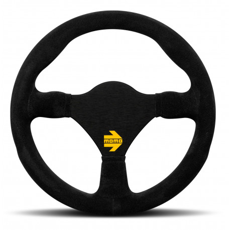 Volanty 3 ramenný športový volant MOMO MOD.26, 260mm, semiš, bez odsadenia, čierna | race-shop.sk