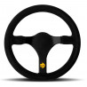 3 spoke steering wheel MOMO MOD.31 black 320mm, suede