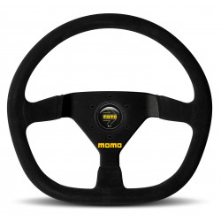 3 ramenný športový volant MOMO MOD.88, 350mm, semiš, 43mm odsadenie, čierna