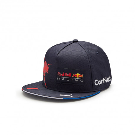 Čiapky a šiltovky Detská šiltovka Red Bull RACING Max Verstappen, plochý šilt, modrá | race-shop.sk